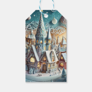 Christmas Village Gift Tags