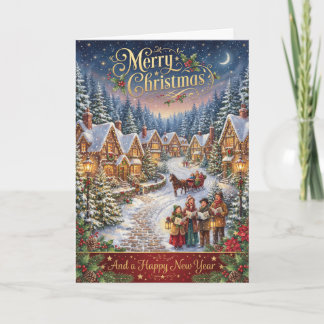 Christmas Village Greeting Card