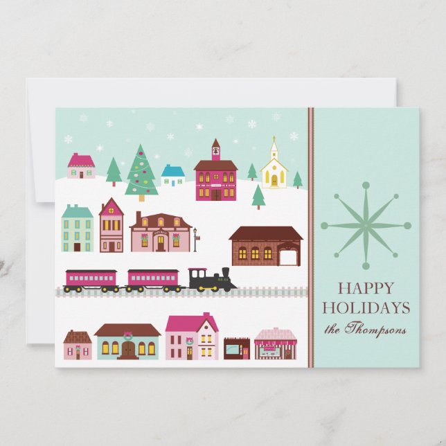 Christmas Village Holiday Cards (Front)