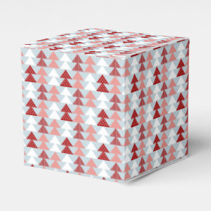 Christmas Village Holiday Pattern Favour Box