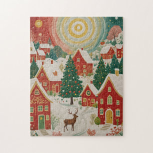 Christmas Village Jigsaw Puzzle