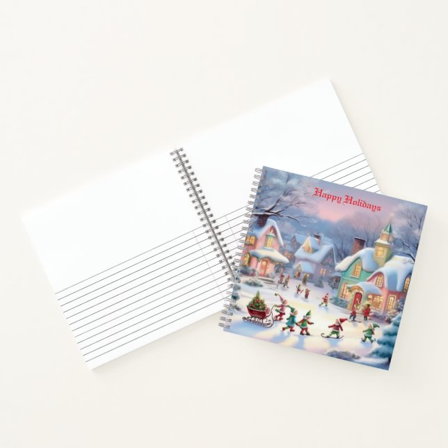 Christmas Village Notebook (Inside)