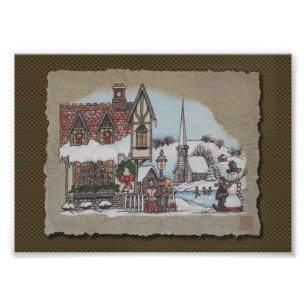 Christmas Village Photo Print