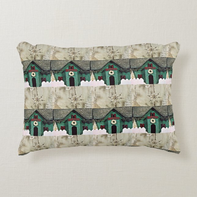 **CHRISTMAS VILLAGE**  PILLOW (Front)