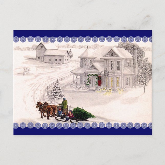 Christmas Village Postcard (Front)