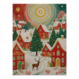 Christmas Village Poster