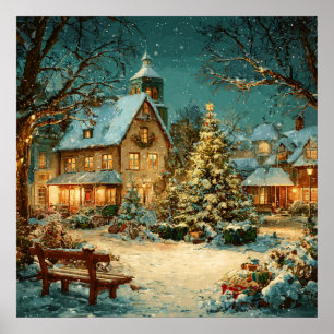 Christmas Village Poster