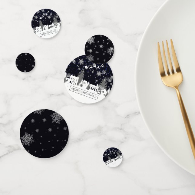Christmas Village Table Confetti (Group)