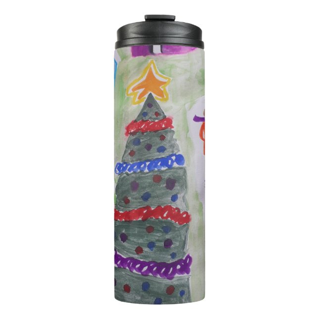 Christmas Village Thermal Tumbler (Front)
