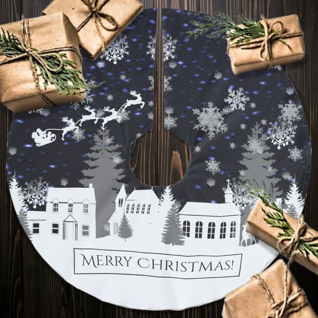 Christmas Village Tree Skirt (Christmas Village Tree Skirt)