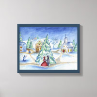 Christmas Village Wall Art