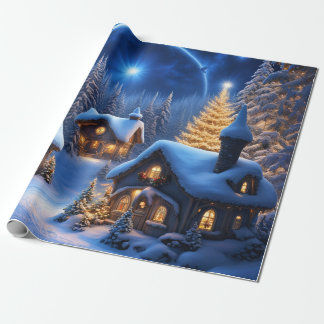 Christmas Village Wrapping Paper