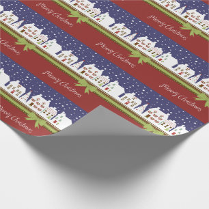 Christmas Village Wrapping Paper