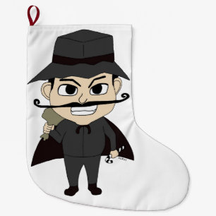 Christmas villain large christmas stocking