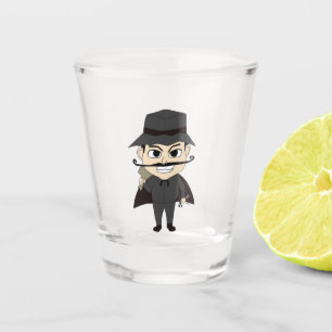 Christmas villain shot glass