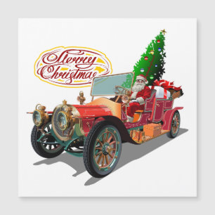 Christmas vintage car