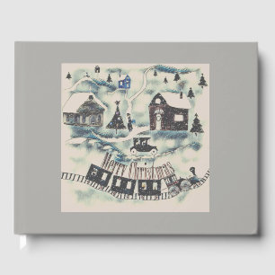 Christmas , Vintage Guest Book