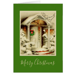 Christmas Vintage Holiday Doorway Decor