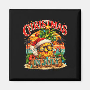 Christmas vintage in july summer squad men women magnet