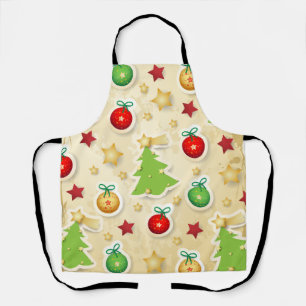 Christmas Vintage Pattern Apron