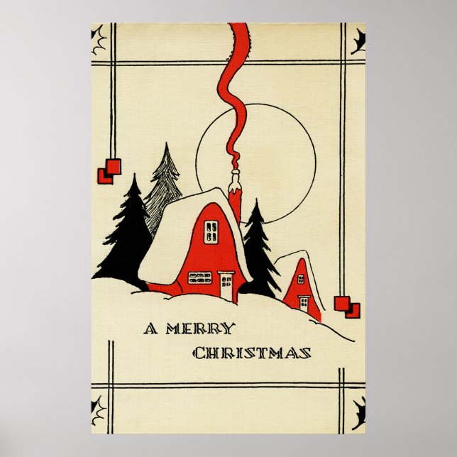 Christmas Vintage Poster (Front)