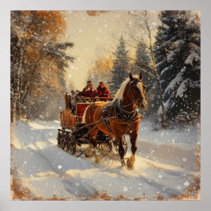 Christmas Vintage Poster