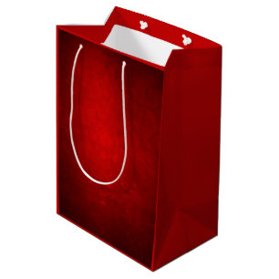 Christmas Vintage Red  Medium Gift Bag