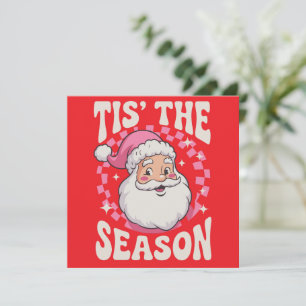 Christmas Vintage Santa Claus Merry Xmas Gift  Holiday Card