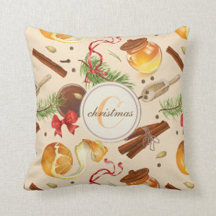 Christmas Vintage Scents Cushion