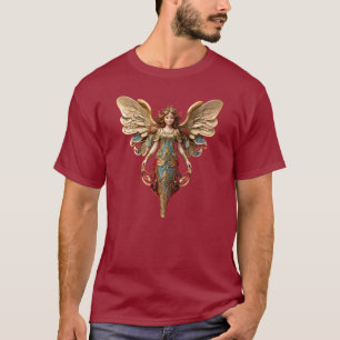 Christmas Vintage Style Angel Ornament T-Shirt