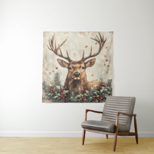 Christmas Vintage Tapestry