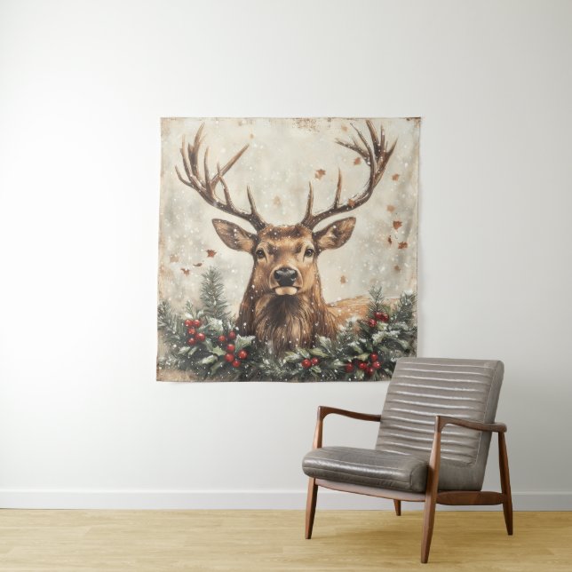 Christmas Vintage Tapestry (In Situ)
