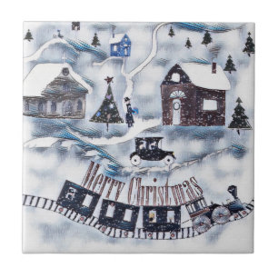Christmas , Vintage Tile