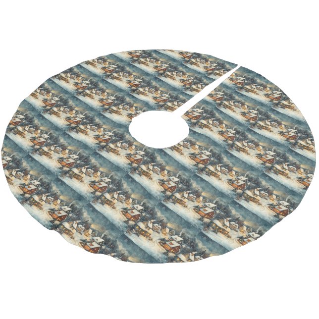 Christmas Vintage Tree Skirt (Angled)