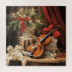 Christmas Violin Music Jigsaw Puzzle