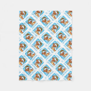 Christmas Vizsla Fleece Blanket