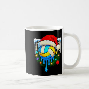 Christmas Volleyball Drip Ice Cream Drip Xmas  Coffee Mug