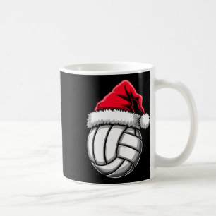 Christmas Volleyball Santa Hat 2 Coffee Mug