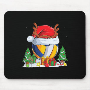 Christmas Volleyball Santa Hat Reindeer Tree Xmas Mouse Mat