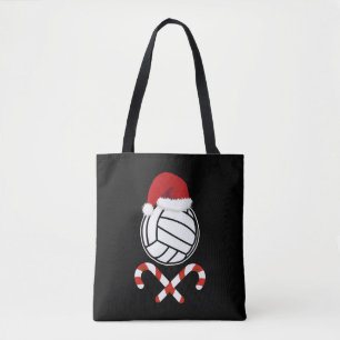 Christmas Volleyball Tote Bag