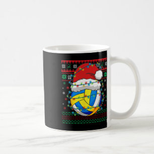 Christmas Volleyball Xmas Santa Sports Hat  Coffee Mug