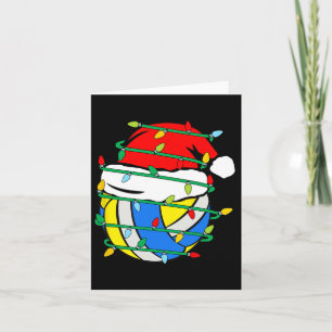 Christmas Volleyball Xmas Santa Sports Kids Boys M Card