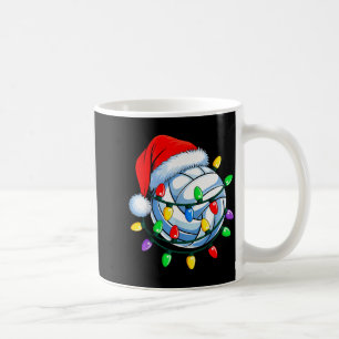 Christmas Volleyball Xmas Santa Srts Hat Mens Wome Coffee Mug
