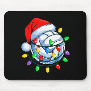 Christmas Volleyball Xmas Santa Srts Hat Mens Wome Mouse Mat