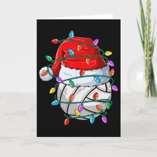 Christmas Volleybyll Xmas Santa Sports Hat Byll Ki Card