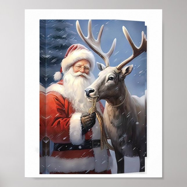 Christmas wallart cards gifts sticker tableware poster (Front)