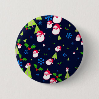 Christmas Wallpaper 6 Cm Round Badge