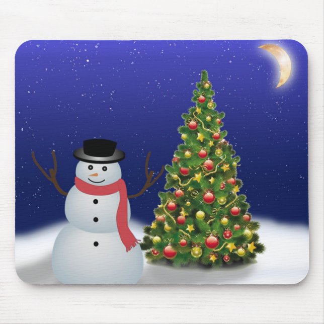 Christmas wallpaper Mousepad (Front)