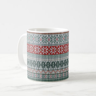 Christmas warm knitting coffee mug
