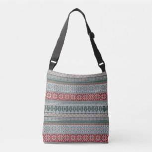 Christmas warm knitting crossbody bag